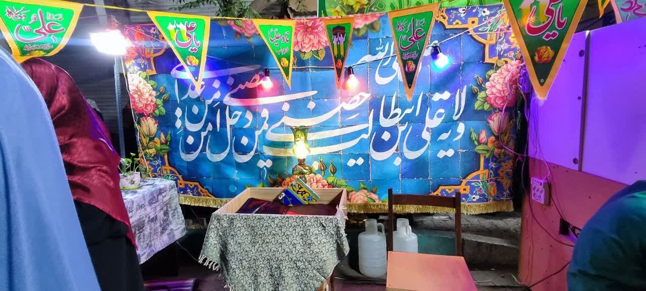 شکوه پرشور مردم در میدان خراسان در عید بزرگ غدیر