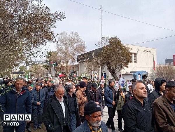تشیع و وداع با 5شهید شهرستان نیشابور
