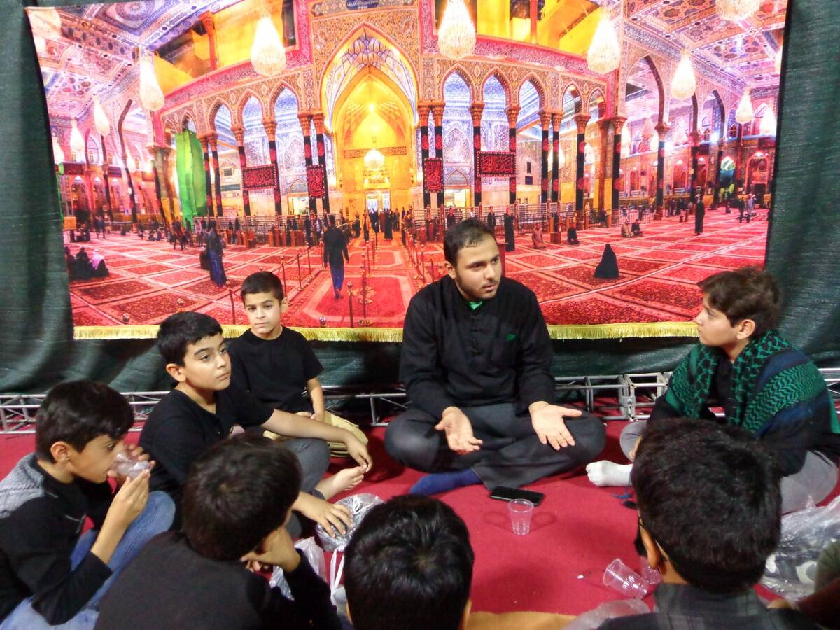 محفل عزاداری «نوجوانان» در پردیسان قم