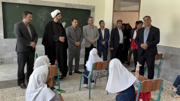 افتتاحیه مدرسه بازسازی شده ستارزاده شهرستان شیروان