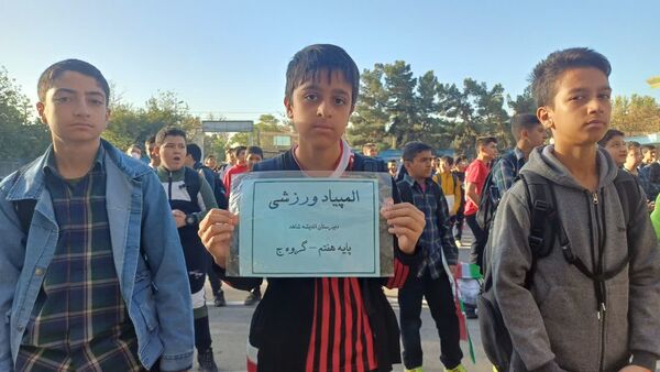 انتخابات انجمن ورزشی و المپیاد دانش‌آموزی دبیرستان اندیشه شاهد 