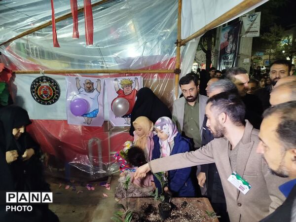 زنگ بیعت دانش‌آموزان علی آباد کتول