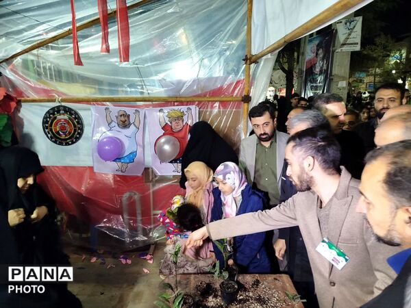 زنگ بیعت دانش‌آموزان علی آباد کتول