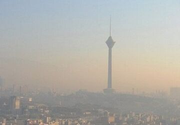 هوای تهران در شرایط ناسالم قرار دارد