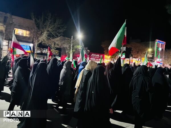 جلوه هایی از حضور باشکوه مردم آشخانه در راهپیمایی