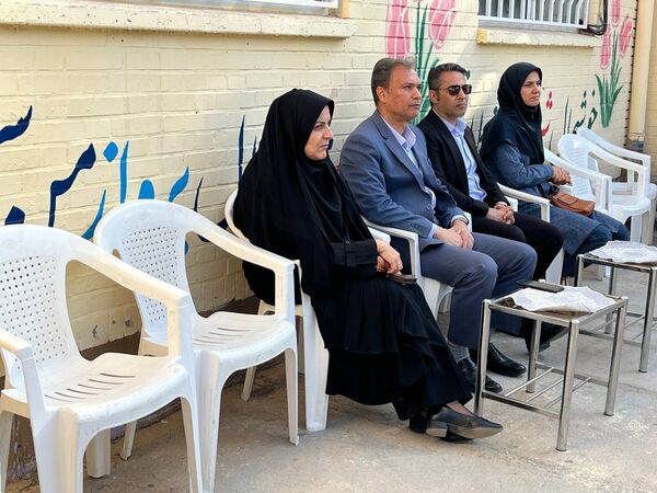 مراسم بزرگداشت هفته تربیت بدنی و ورزش در دبیرستان شاهد هاجر