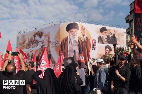 تهران از لنز دوربین خبرنگاران پانا شهرستان قدس در سوگ رهبر شهید انقلاب
