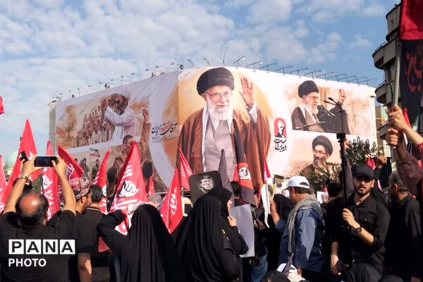 تهران از لنز دوربین خبرنگاران پانا شهرستان قدس در سوگ رهبر شهید انقلاب