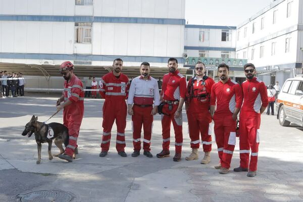 مانور تخلیه، امداد و نجات مصدوم اضطراری در دانشگاه فرهنگیان استان گلستان