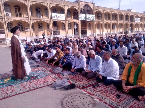 نماز باران در امامزاده سیدجعفر محمد در یزد