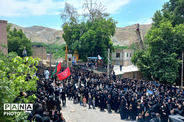 نمایی از عاشورا حسینی در روستا رویین