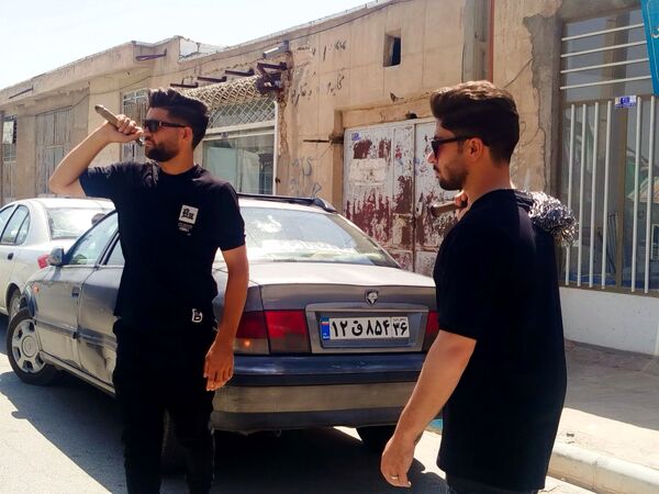 حماسه زنجیرزنی در فدافن؛ عزاداری دهه اول محرم با حضور پرشور جوانان