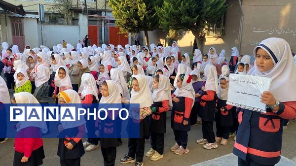 صبحگاه در مدرسه پاهکیده املش