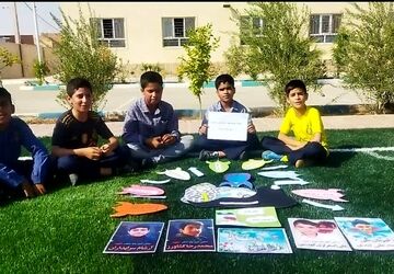 برنامه‌های خلاقانه در دبستان مرحوم واحدی زارچ 