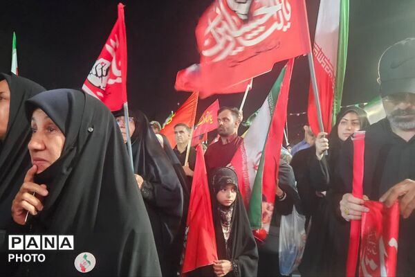 تشییع پیکر خلبان شهید مجید کاظمی در شیراز