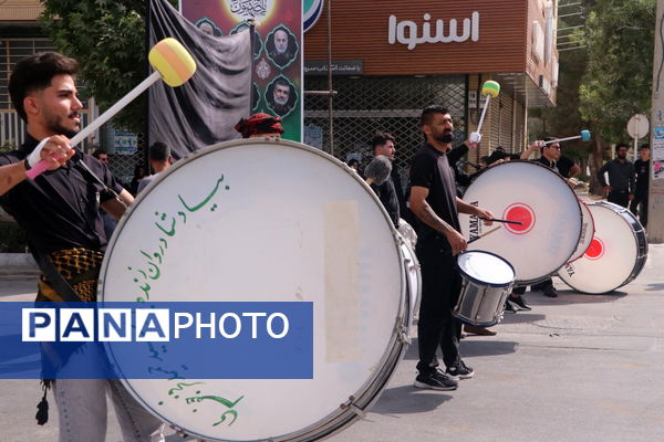 جلوه‌هایی از عاشورای حسینی در شهر آشخانه