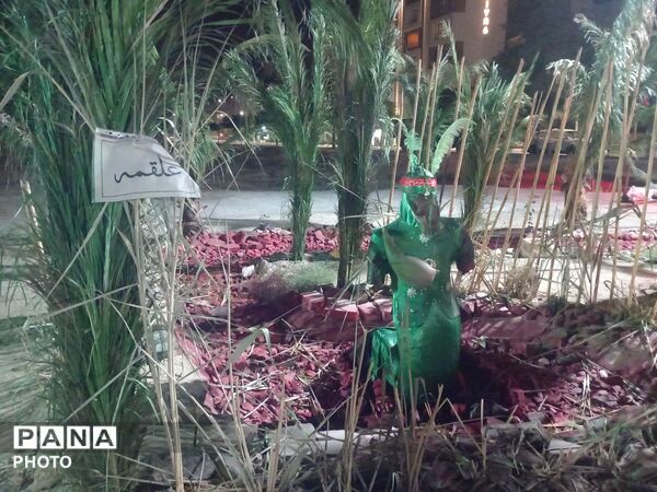 مراسم شب تاسوعای حسینی  در ناحیه۶ مشهد