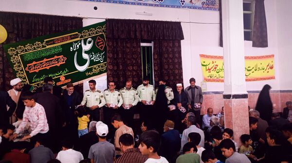 مراسم عید غدیرخم در مسجد جامع شهر تیتکانلو 
