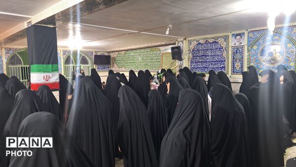 حضور حماسی مردم روستای مارکده 