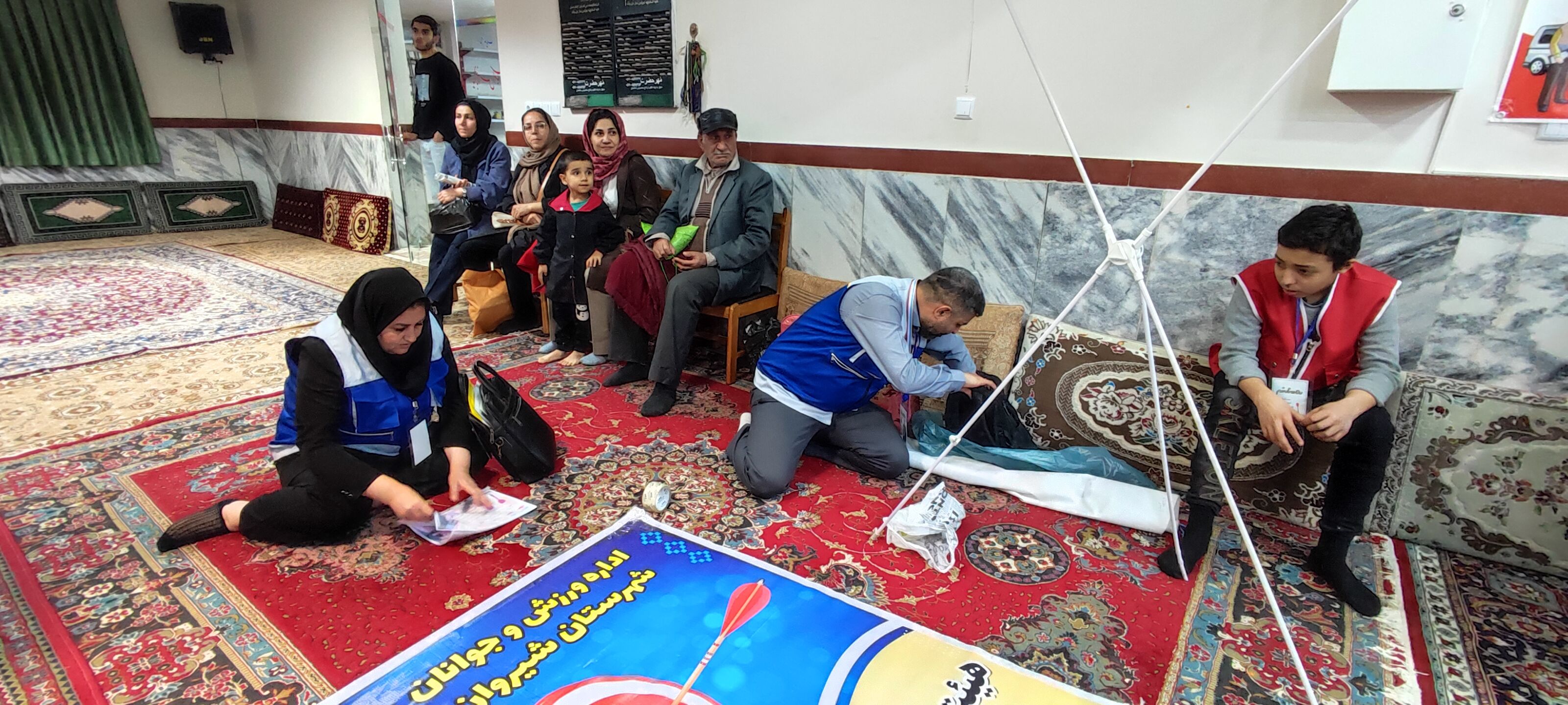 برگزاری مسابقه دارت در مسجد مسلم بن عقیل شیروان