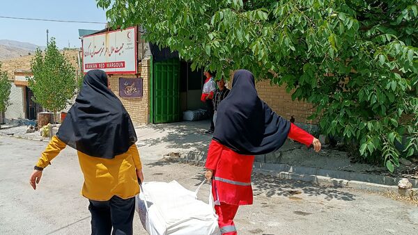آموزش چادرزنی و برپایی کمپ امدادی به فراگیران هلال احمر در مارگون