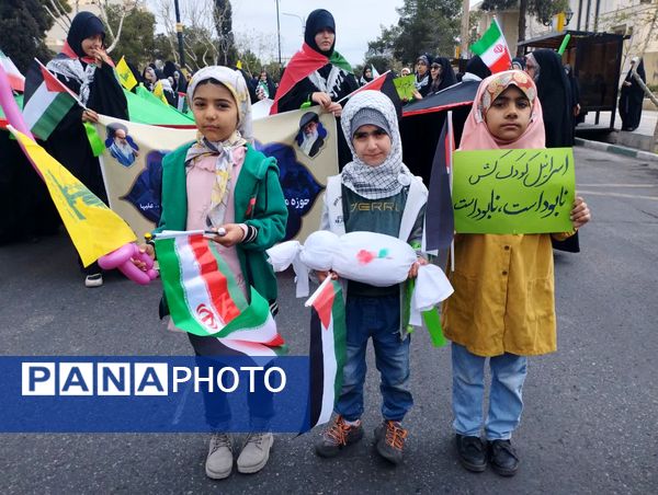 ابراز وحدت و همدلی سمنانی‌ها با مردم مظلوم فلسطین در روز قدس