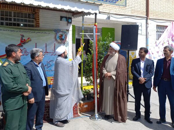 آیین نواختن زنگ سپاس معلم در تربت جام