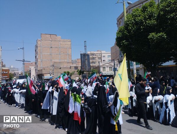 رزمایش دختران جان فدای پاکدشتی 