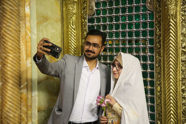 جشن ازدواج ۳۲۵ زوج جوان در حرم حضرت معصومه (س)