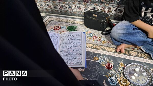 قرائت زیارت عاشورا و عزاداری در چهارمین روز محرم در مسجد امام رضا(ع)نظرآباد