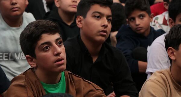 مراسم شبی با شهدا اعتکاف دانش آموزی مسجد امام جعفر صادق (ع) هیات نورالهدی یزد