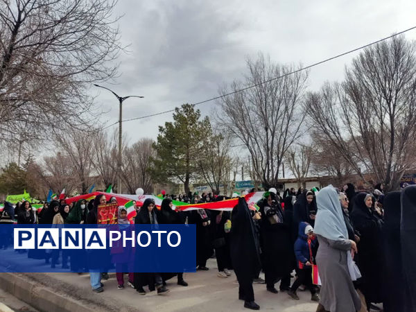 راهپیمایی پرشور ۲۲ بهمن ماه خرم‌بید