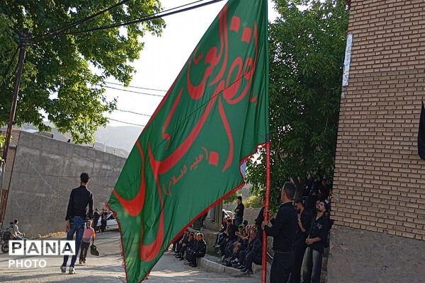 ارادت مردم در روز تاسوعای حسینی با برگزاری هئیت عزاداری به ابوالفضل عباس  