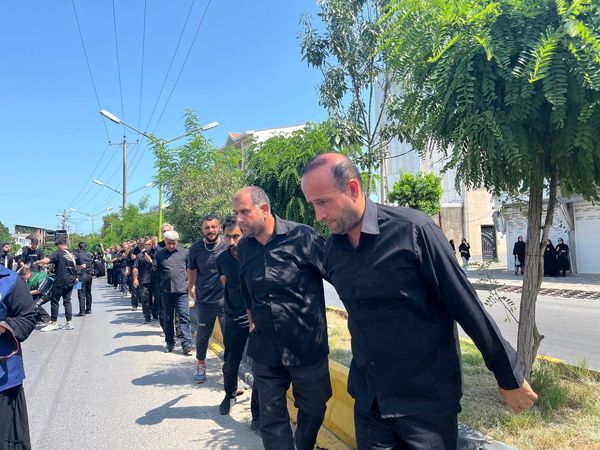 مردم دیار نور در سوگ عاشورای حسین