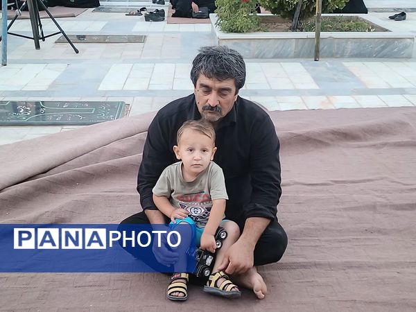 عزاداری روز دوم محرم در گلزار شهدای درق 