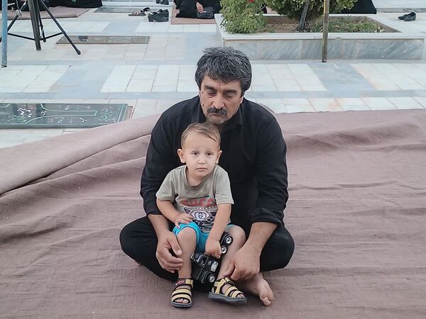 عزاداری روز دوم محرم در گلزار شهدای درق 