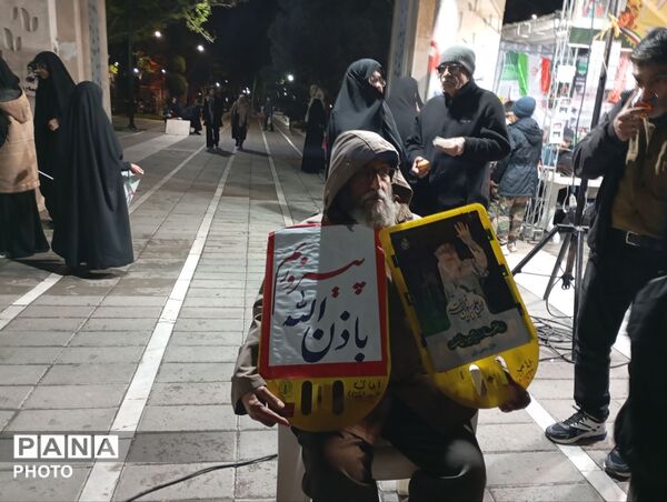 مراسم چهلمین روز درگذشت شهادت رهبر معظم انقلاب اسلامی و شهدای میناب 