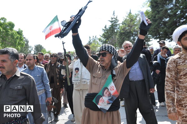 شکوه رزمایش «جانفدا برای ایران امام رضایی» در کرمانشاه