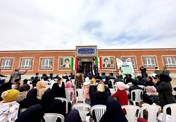 دبستان ۶ کلاسه روستای زلزله زده محمدیه شهرستان کاشمر افتتاح شد 