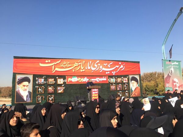 اجتماع بزرگ عزاداران حضرت زهرا(س) همزمان با تشییع شهیدان گمنام دفاع مقدس