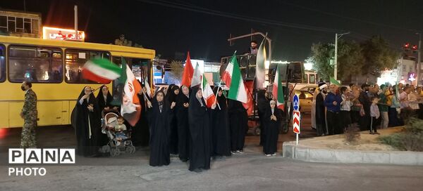 تجمعات شبانه مردمی در بلوار توس مشهد