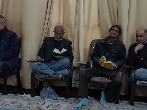 مراسم دعای ندبه در  مهدیه شهرستان کاشمر برگزار شد 