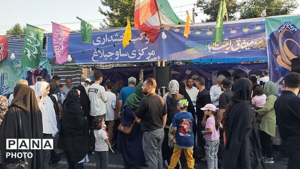 جشن بزرگ 2 کیلومتری غدیر در شهر هشتگرد