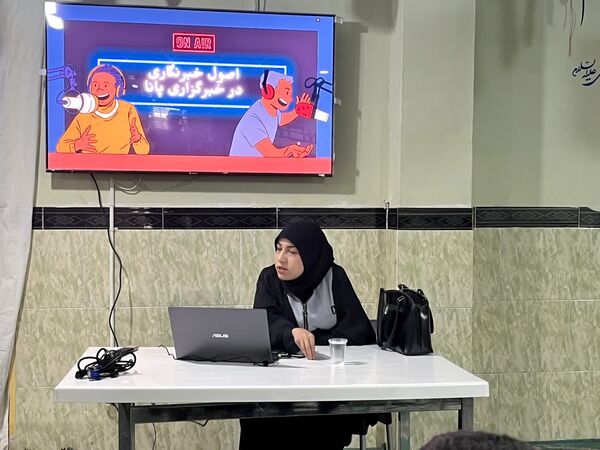 آموزش اصول خبرنگاری پانا در کارگاه 2 روزه در شهرستان خنداب