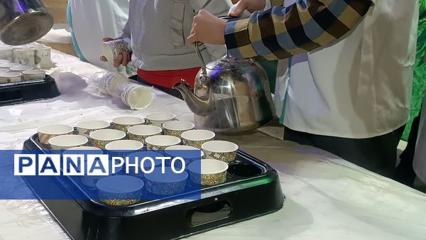 موکب پذیرایی مسجدالرضای نیشابور به‌مناسبت میلاد امام زمان (عج)