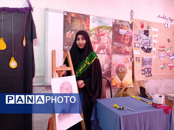 افتتاح مدرسه انقلاب در دبیرستان فاطمه الزهرا آشخانه