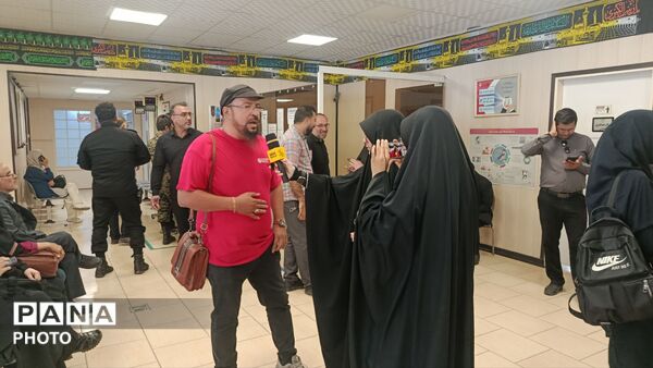 حضور خبرنگاران پانا در مرکز انتقال خون استان قم