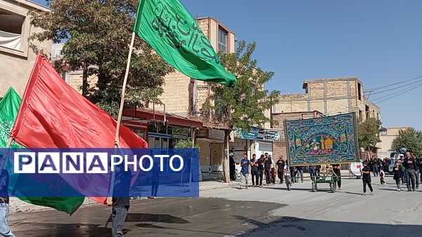 خیابان‌های بن، رنگ ماتم گرفت: تشییع نمادین پیکر امام هشتم
