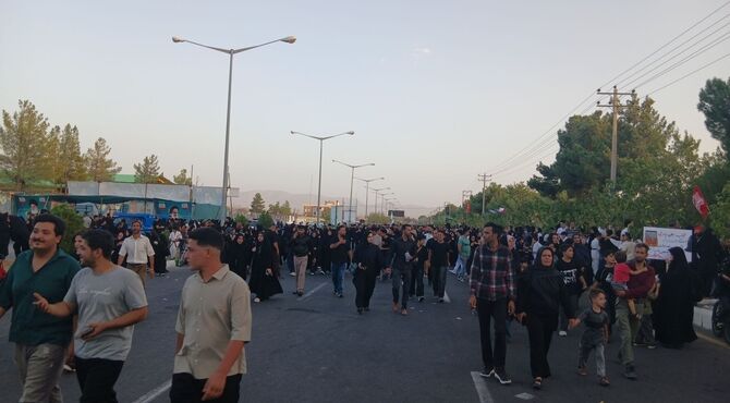 قدم‌های جاماندگان کاشمر در مسیر عشق حسینی