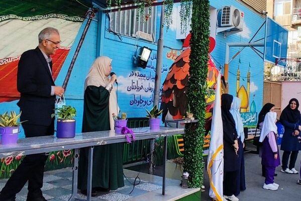 برگزاری مراسم افتتاحیه طرح مصباح الهدی در دبستان ۲۲ بهمن ۲ ناحیه یک شهرری